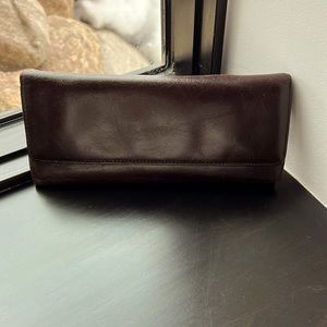 Brown hobo wallet